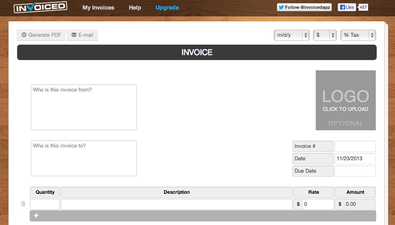 Invoiced - Free Invoice Generator